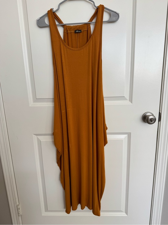 Mousti Dresses & Skirts - Mousti Mustard Maxi Tank Maternity Dress